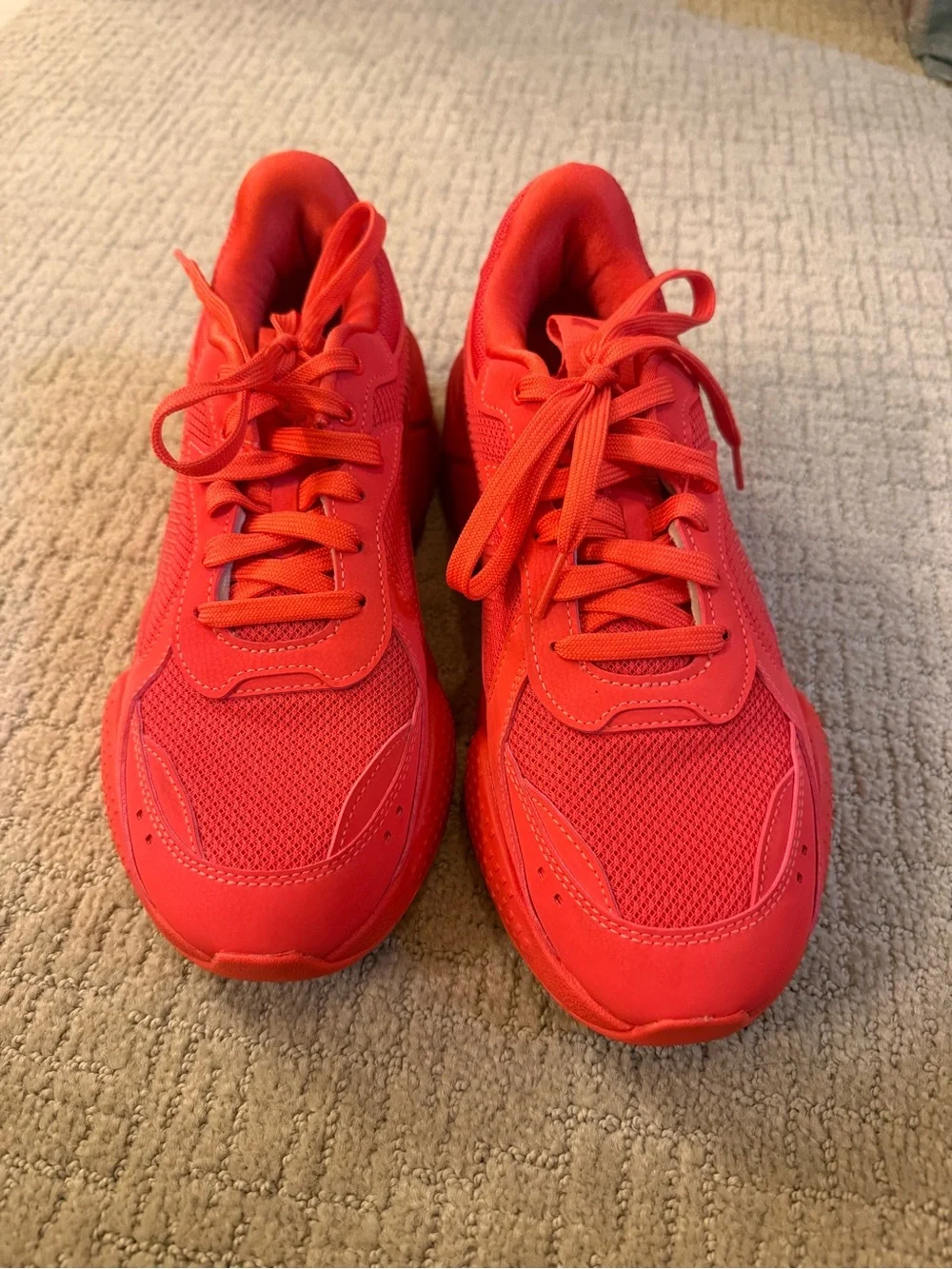 PUMA RS-X Monochrome Firelight Red Sneakers Women’s 9.5